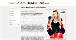 Desktop Screenshot of ladycherienoir.com